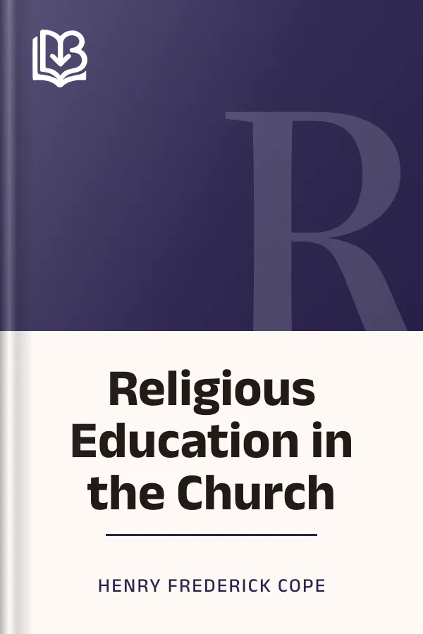 Religious Education in the Church by Henry Frederick Cope, book cover