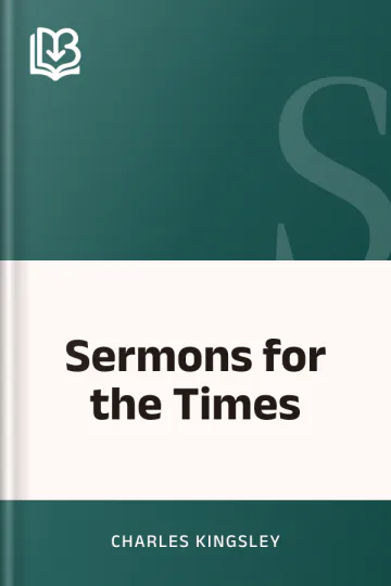 Sermons for the Times by Charles Kingsley, book cover
