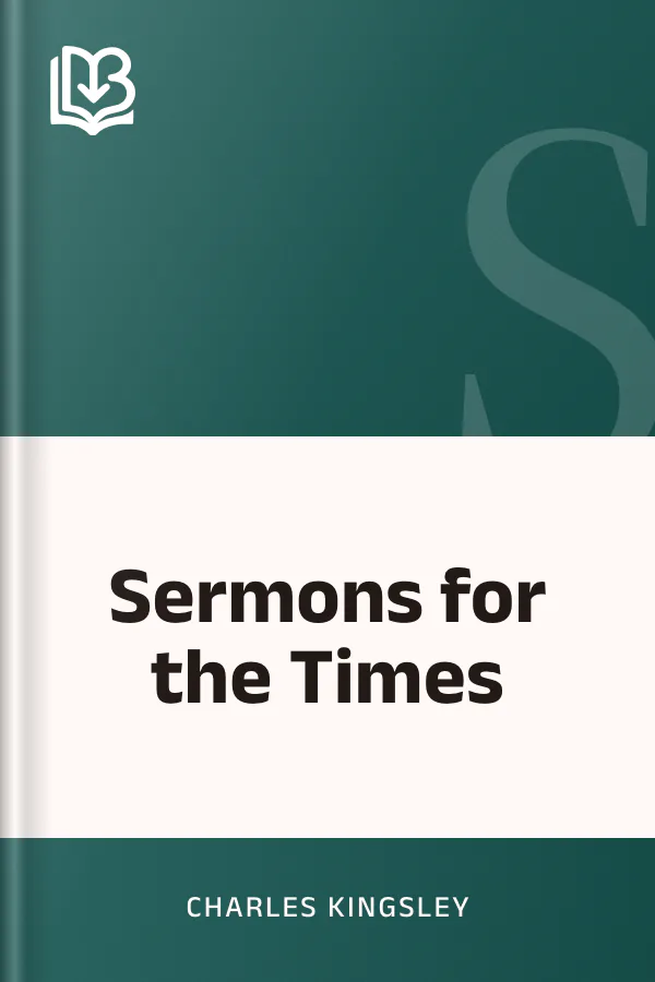 Sermons for the Times by Charles Kingsley, book cover