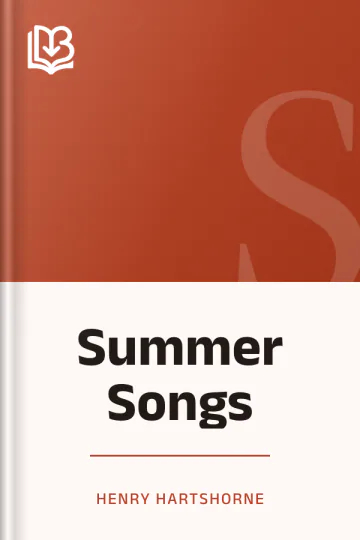 Summer Songs by Henry Hartshorne, book cover