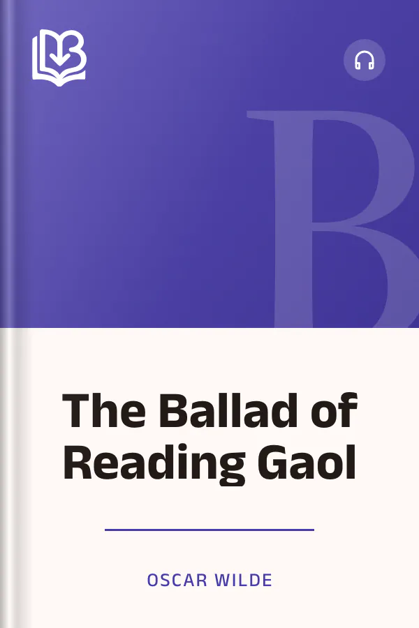 The Ballad of Reading Gaol by Oscar Wilde, book cover