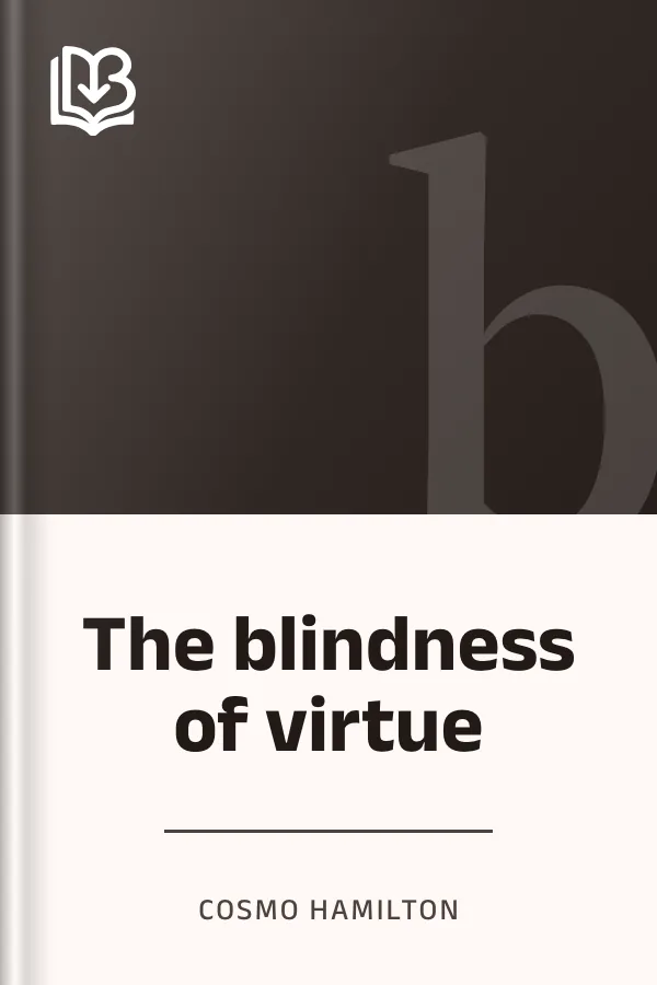 The blindness of virtue by Cosmo Hamilton, book cover