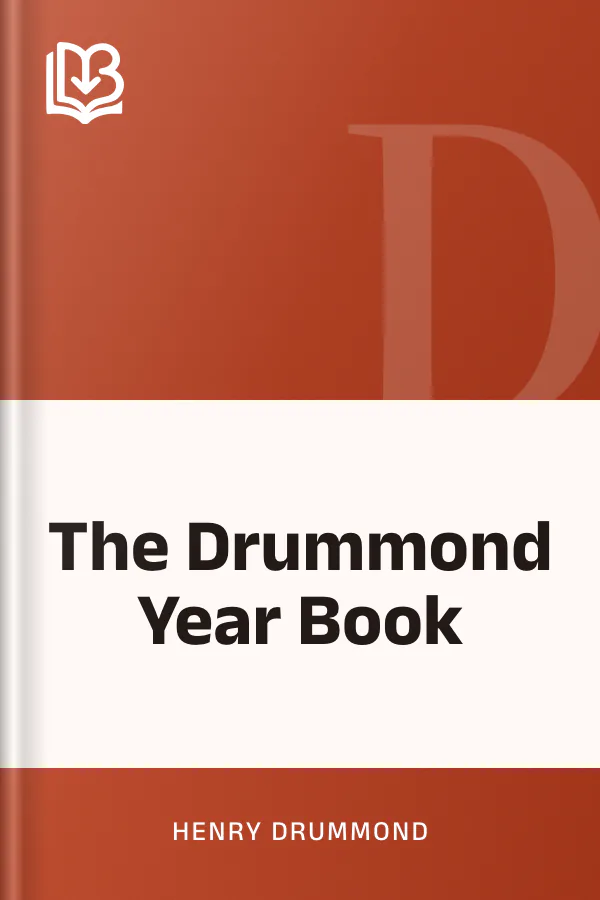 The Drummond Year Book by Henry Drummond, book cover