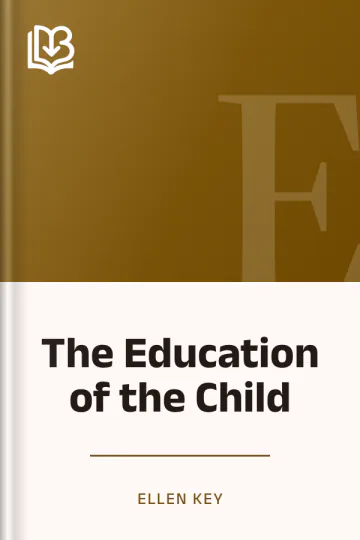 The Education of the Child by Ellen Key, book cover