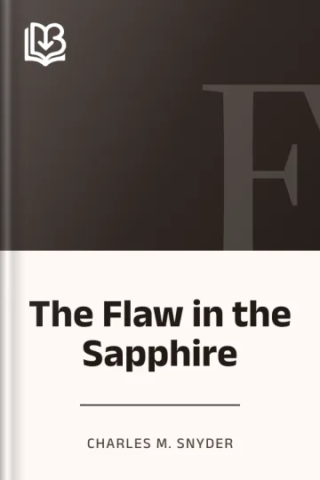 The Flaw in the Sapphire by Charles M. Snyder, book cover