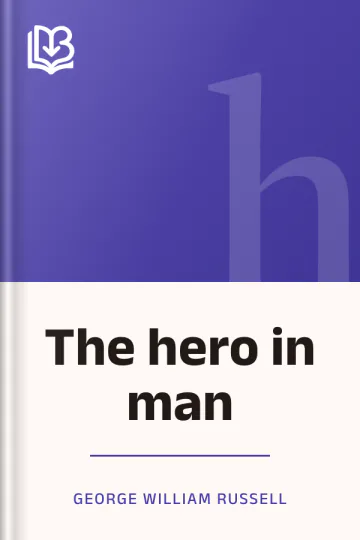 The hero in man by George William Russell, book cover
