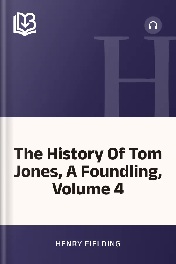 The History Of Tom Jones, A Foundling, Volume 4 by Henry Fielding, book cover