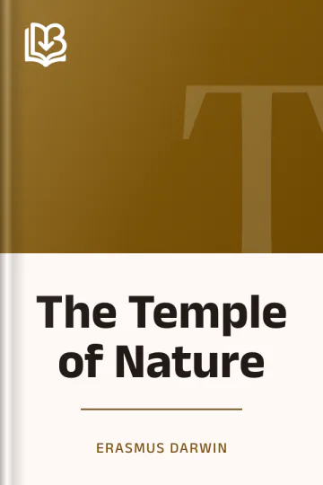 The Temple of Nature by Erasmus Darwin, book cover