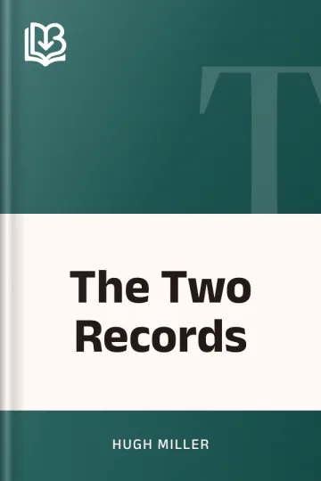 The Two Records by Hugh Miller, book cover