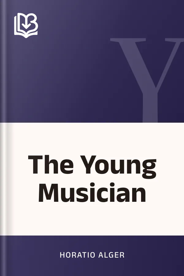 The Young Musician by Horatio Alger, book cover