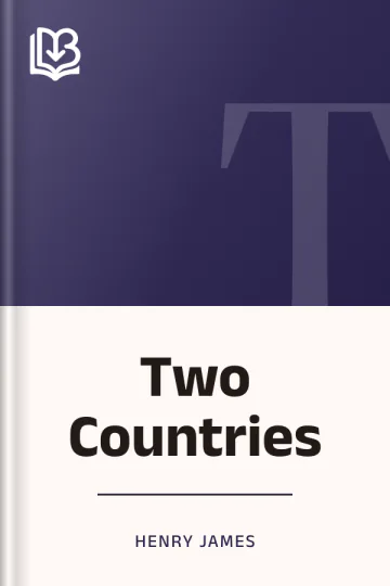 Two Countries by Henry James, book cover