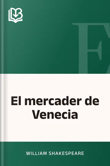 El mercader de Venecia de William Shakespeare, portada del libro