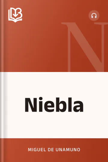Niebla de Miguel de Unamuno, portada del libro