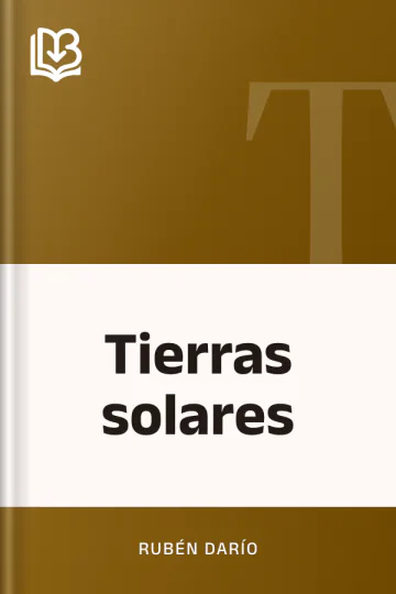 Tierras solares de Rubén Darío, portada del libro
