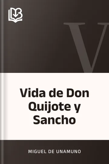 Vida de Don Quijote y Sancho de Miguel de Unamuno, portada del libro