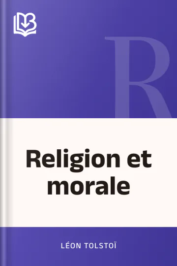 Religion et morale de Léon Tolstoï, couverture du livre