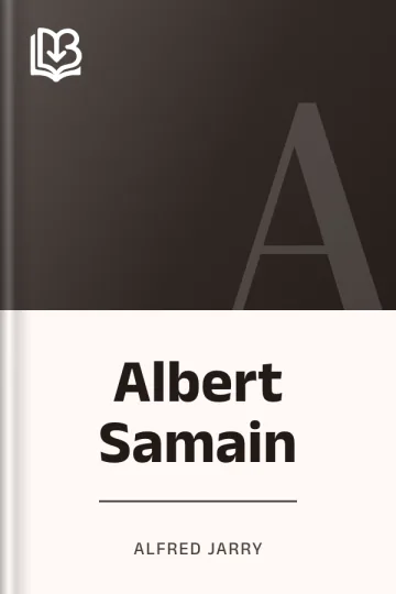 Albert Samain d’Alfred Jarry, couverture du livre