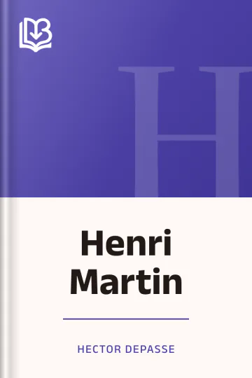 Henri Martin d’Hector Depasse, couverture du livre