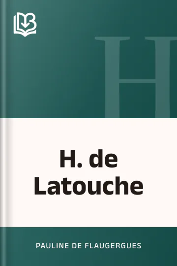 H. de Latouche de Pauline de Flaugergues, couverture du livre