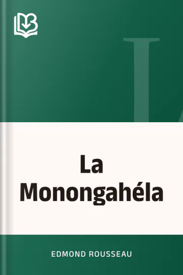 La Monongahéla d’Edmond Rousseau, couverture du livre