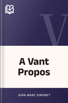 A Vant Propos - Jean-Marc Simonet