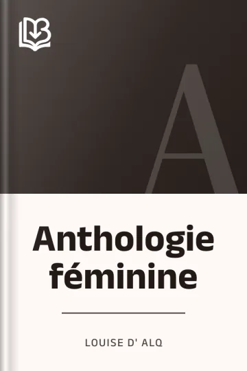Anthologie féminine de Louise d' Alq, couverture du livre