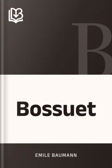 Bossuet d’Emile Baumann, couverture du livre