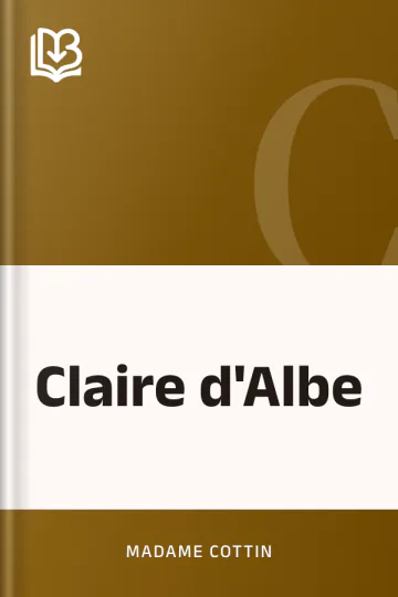 Claire d'Albe de Madame Cottin, couverture du livre