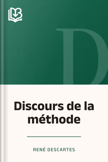 Discours de la méthode de René Descartes, couverture du livre