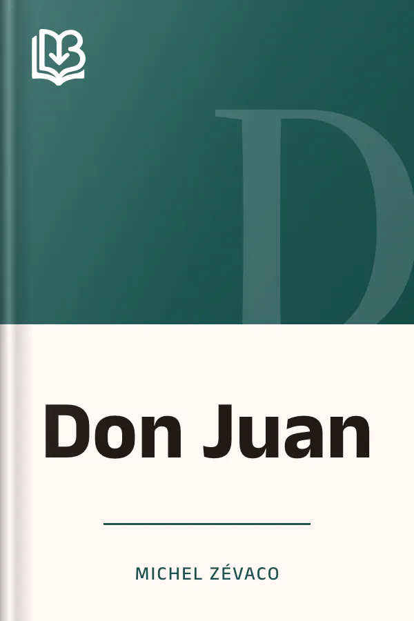 Don Juan de Michel Zévaco, couverture du livre