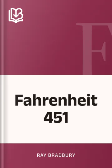 Fahrenheit 451 de Ray Bradbury, couverture du livre