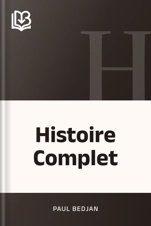 Histoire Complet de Paul Bedjan, couverture du livre