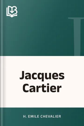 Jacques Cartier d’H. Emile Chevalier, couverture du livre