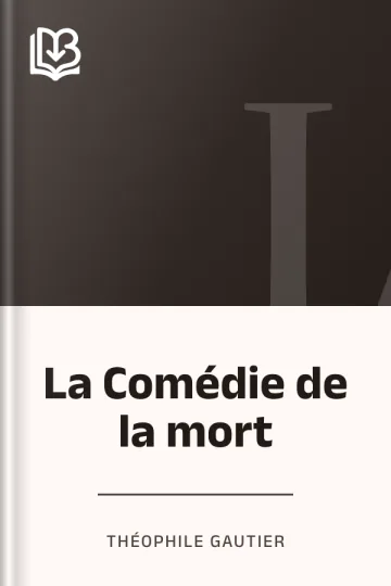 La Comédie de la mort de Théophile Gautier, couverture du livre