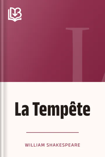 La Tempête de William Shakespeare, couverture du livre