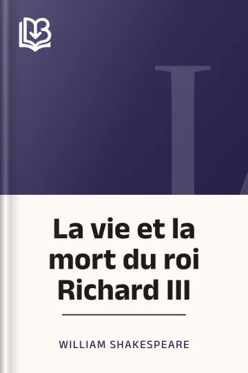 La vie et la mort du roi Richard III de William Shakespeare, couverture du livre