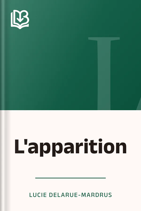 L'apparition de Lucie Delarue-Mardrus, couverture du livre