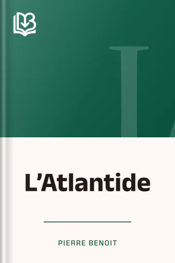 L’Atlantide de Pierre Benoit, couverture du livre