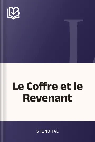 Le Coffre et le Revenant de Stendhal, couverture du livre