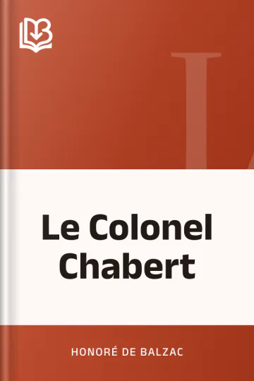 Le Colonel Chabert d’Honoré de Balzac, couverture du livre