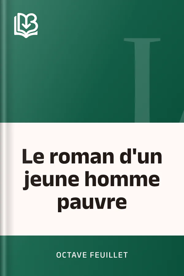 Le roman d'un jeune homme pauvre d’Octave Feuillet, couverture du livre