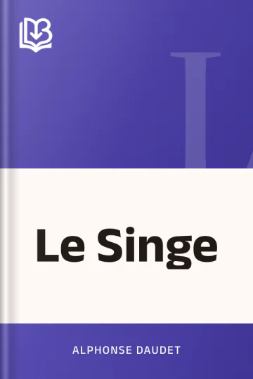 Le Singe d’Alphonse Daudet, couverture du livre