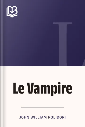 Le Vampire de John William Polidori, couverture du livre