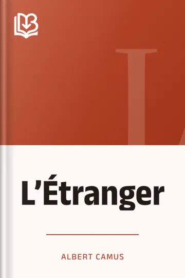 L’Étranger d’Albert Camus, couverture du livre