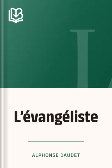 L’évangéliste d’Alphonse Daudet, couverture du livre