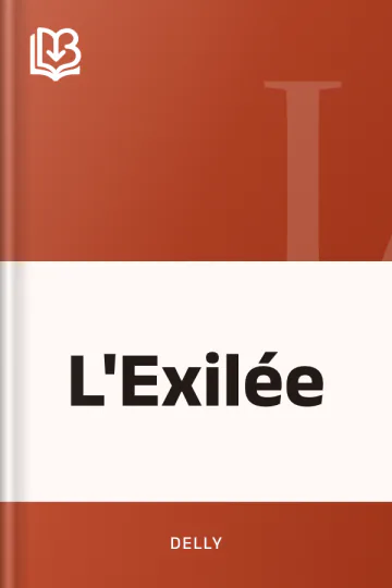 L'Exilée de Delly, couverture du livre