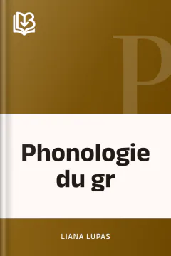 Phonologie du gr - Liana Lupas
