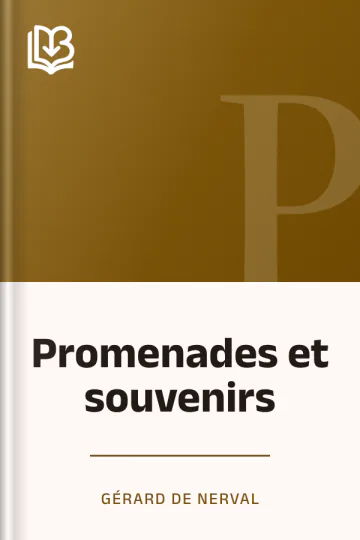 Promenades et souvenirs de Gérard de Nerval, couverture du livre