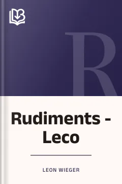 Rudiments - Leco - Leon Wieger