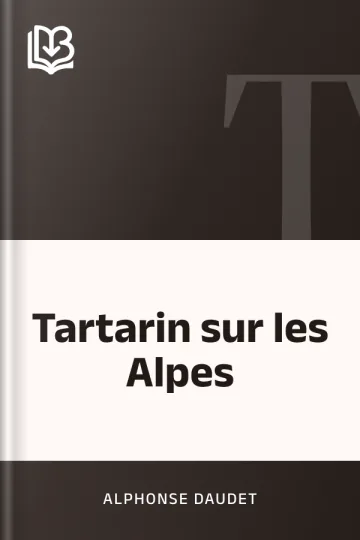 Tartarin sur les Alpes d’Alphonse Daudet, couverture du livre